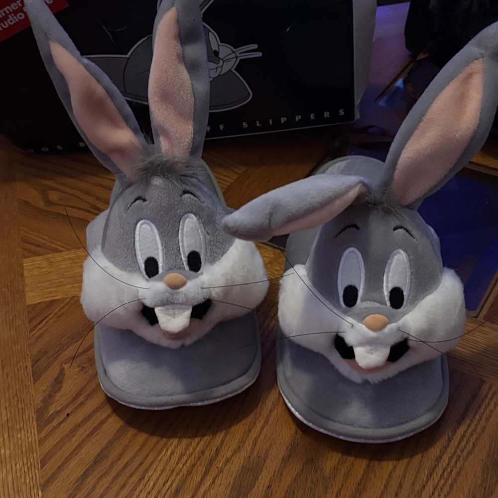 Warner Bros. Soft Gray Slippers